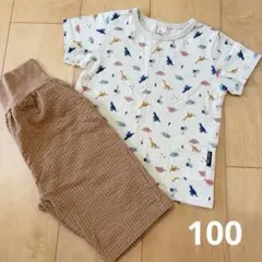 petit main 恐竜柄 パジャマ 100cmのサムネイル
