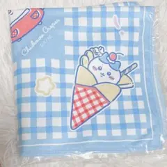 ちいかわ ハチワレ クレープくじ スクエアタオル ハンカチ