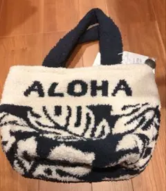 【新品未使用】hula lani ハワイアン トートバッグ ネイビーのサムネイル