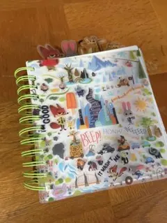 香港ディズニーランド　ズートピアキャラクターノート