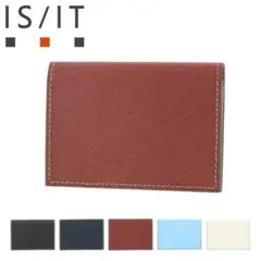 イズイット ワイン レザー 名刺入れ カードケース タンニン牛革 IS/IT