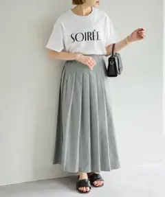 DISCOAT グレープリーツスカート