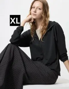 新品タダ付き　ユニクロ　エアリズムUVカットメッシュパーカ　XLサイズ