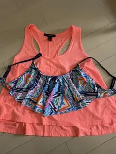 Forever21 フォーエバー21 ビキニ　タンクトップ　幾何学柄　幾何学模様