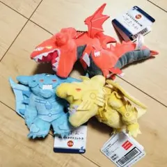 ゆる☆ぎ☆お～ ぬいぐるみマスコット 三幻神 3種セット - メルカリ