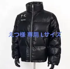サグクラブダウン THUG CLUB LEATHER PUFFER JACKET サグクラブダウン