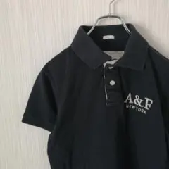 アバクロンビー＆フィッチ　ポロシャツ　半袖　ロゴ　メンズ