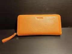 BARCOSオレンジレザー長財布
