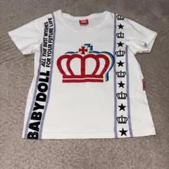 BABYDOLL クラウンプリント Tシャツ 120