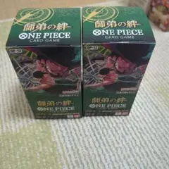 ワンピース カード　BOX 師弟の絆 2箱セット 新品未開封品