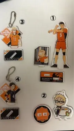 ハイキュー!! アクリルスタンド アクリルキーホルダー セット