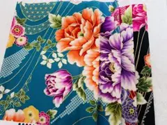 和柄カットクロス★色違い4枚セット　着物みたいな柄