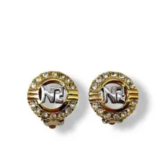 Nina Ricci Archive Rhinestone Earrings