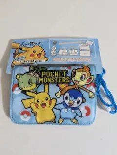 新品 ポケットモンスター ネックコード付ミニおでかけウォレット