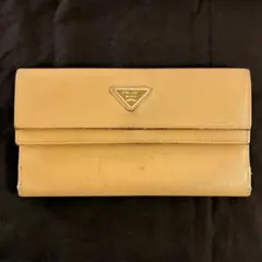 ジャンク品PRADA長財布サフィアーノレザー　出品1/31まで
