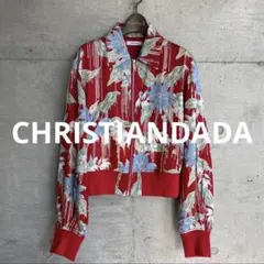 CHRISTIANDADA アロハ花柄 サテンブルゾン