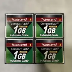 Transcend CompactFlash 1GB 4枚セット