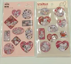 あ*。様 ディズニーウォーターシール　１０１匹のワンちゃん　ベイマックス　２枚セ