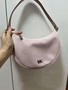 MK ピンク ショルダーバッグ　マイケルコース　デニム生地