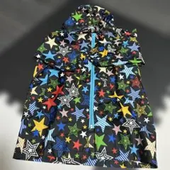 キッズレインコート　星柄　100