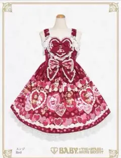 くみゃちゃんのSweet Baby Love Heart柄ジャンパースカート - メルカリ