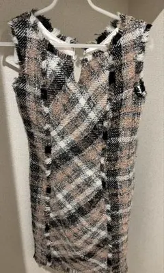 ローブドフルール チェックドレス