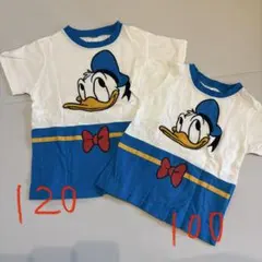 ドナルドダック Tシャツ 2枚セット