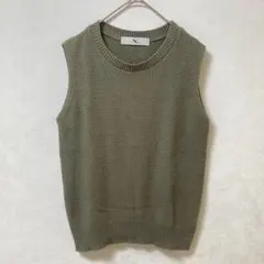 N.Natural Beauty Basic ノースリーブ ニットベスト M