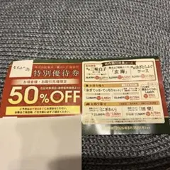 【50%OFF】とらふぐ亭 特別優待券 1枚（4名まで利用可）★即購入OKのサムネイル