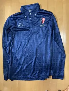 KAPPA ネイビー 長袖ポロシャツ