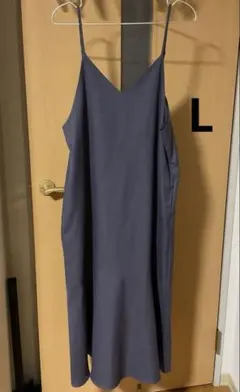 GU バックリボンキャミソールワンピース サイズL