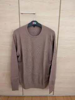 【UNIQLO】エクストラファインメリノクルーネックセーター(長袖)