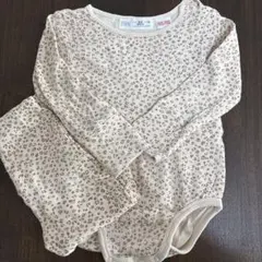 ZARA 豹柄ロンパースレギンスセット 6-9ヶ月70センチ