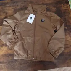 値下げ！新品★ロクロクキッズ　ナイロンパーカー　ベージュ　ブラウン　120サイズ