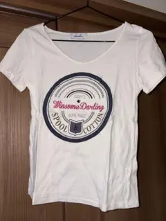 【値下げ】dazzlin ホワイト Tシャツのサムネイル