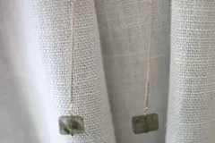 agete K10ラブラドライトピアスチャーム アガット