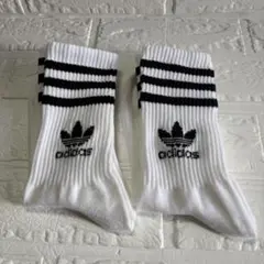 adidas ソックス 靴下 ホワイト 2セット