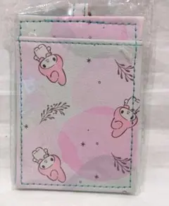 リール付きパスケース 　マイメロディ　ピンク