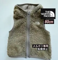 美品 NORTH FACEノースフェイス キッズフリースベスト 80cm