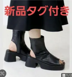 ※箱無し※LOVEHUNTER 【定価5,940円】スクエア厚底ブーツサンダル