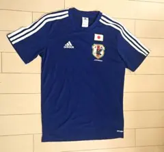 adidas サッカー日本代表 プラクティスシャツ Mサイズ 青 - メルカリ