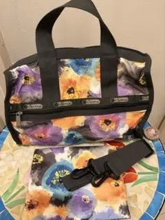 ハワイ限定✨️LeSportsac レスポートサック ボストンバッグ ポーチ付