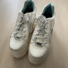 YOSUKE 厚底スニーカー 24.5cm ホワイト