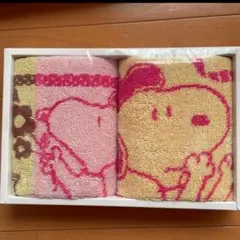 スヌーピー ジャガードタオルハンカチ　2枚セット