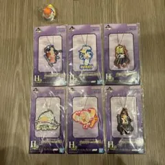 ONE PIECE ラバーキーホルダー6個セット