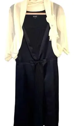 【美品】ROPE フォーマルワンピース ボレロ セット 9号 結婚式 パーティー