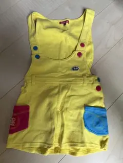 BABY DOLL イエローオーバーオール 120サイズ