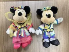 ミッキー＆ミニーマウス 七夕デイズ　2017 ぬいぐるみ 2体セット