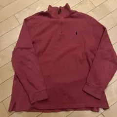 Polo by Ralph Lauren 赤 L ハーフジップ