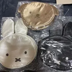 しまむら　ミッフィーフェイスポーチ3点セット